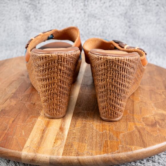 SPRING STEP..PLATFORM WEDGE..SANDALS / HEELS..ITALY..EUR 40/ US 9.5 - Picture 4 of 6